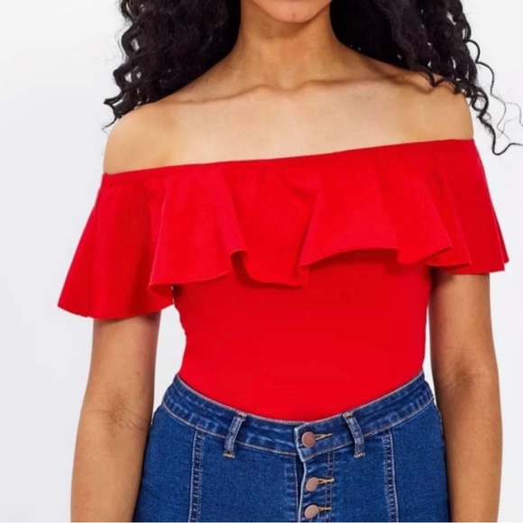 EUC J. Crew Off The Shoulder Bodysuit - Picture 9 of 11